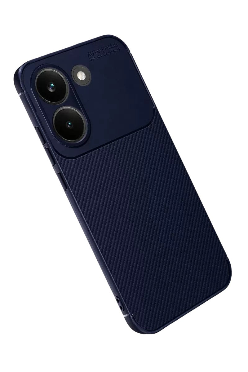Mey İthalat® Poco X8 Pro Auto Focus Karbon Kapak - Lacivert
