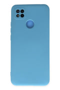 Mey İthalat® Redmi 9C Kılıf Nano içi Kadife Silikon - Mavi