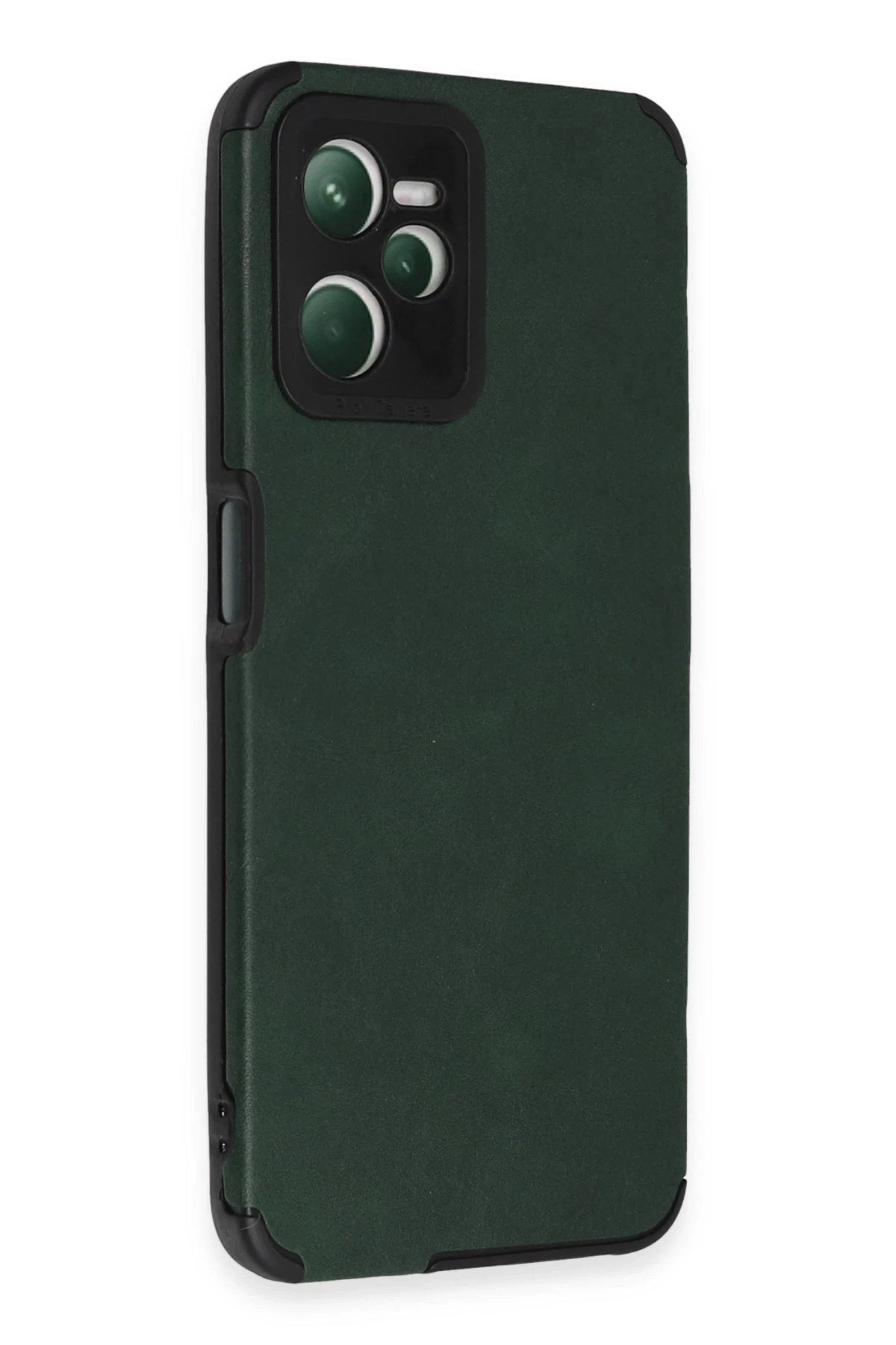 Mey İthalat® Realme C35 Kılıf Loop Deri Silikon - Yeşil