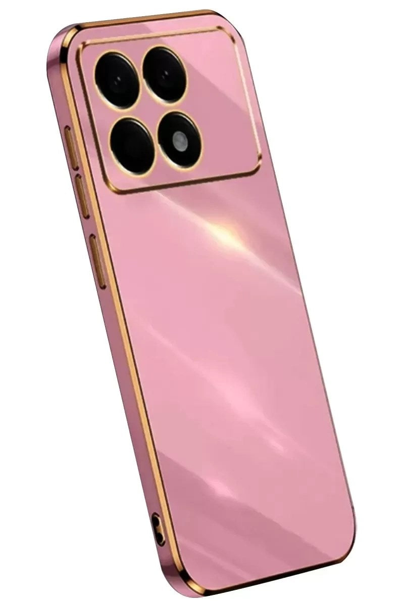 Mey İthalat® Poco X6 Pro Kılıf Volet Silikon - Mor