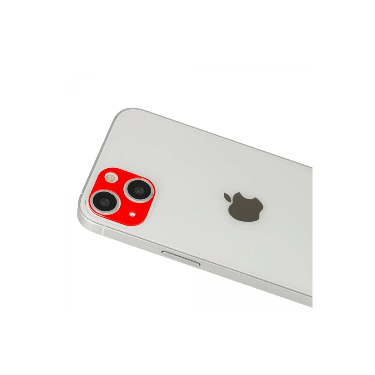 Mey İthalat® iPhone 13 Rainbow Kamera Lens Koruma Cam - Kırmızı
