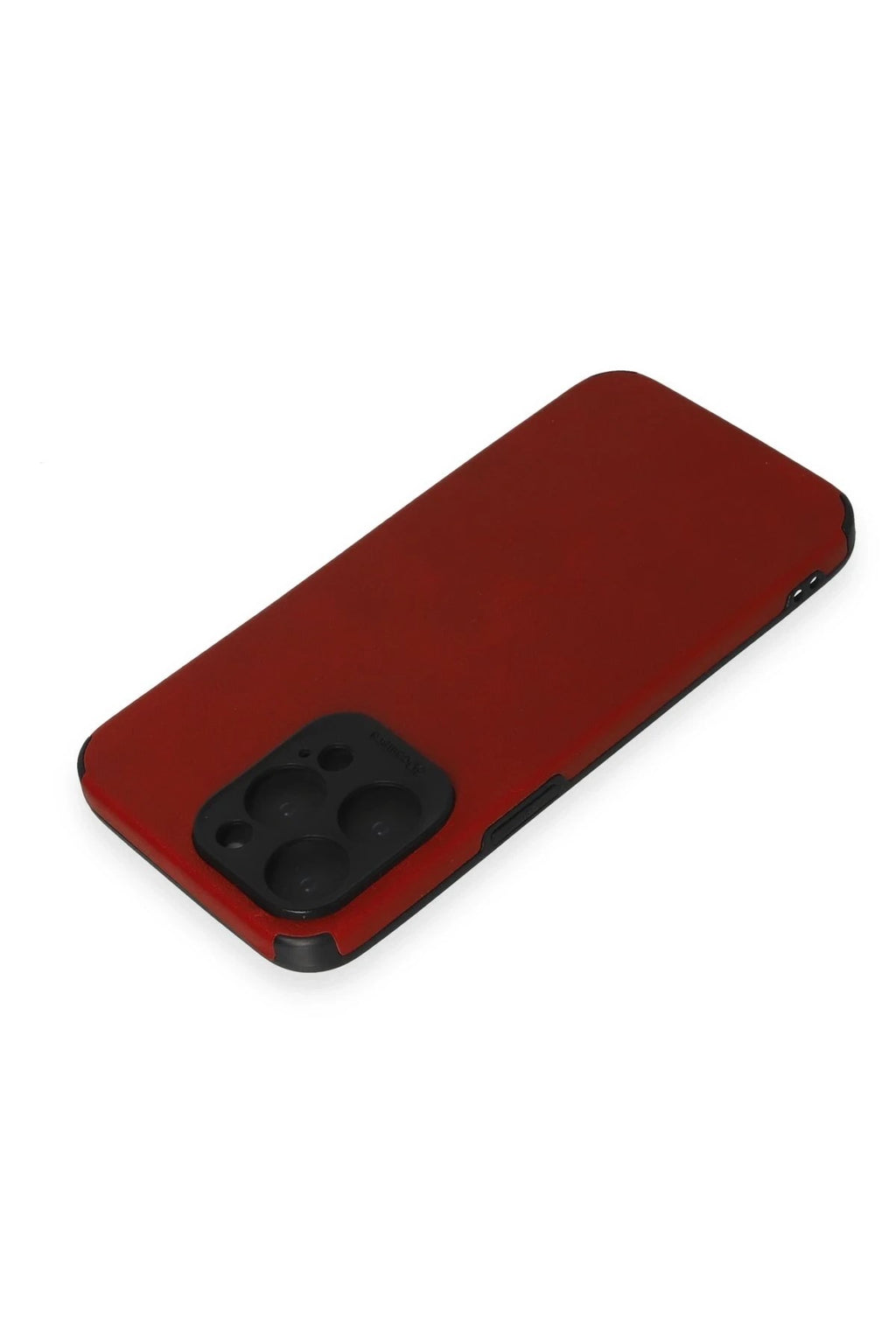 Mey İthalat® iPhone 15 Pro Kılıf Loop Deri Silikon - Kırmızı