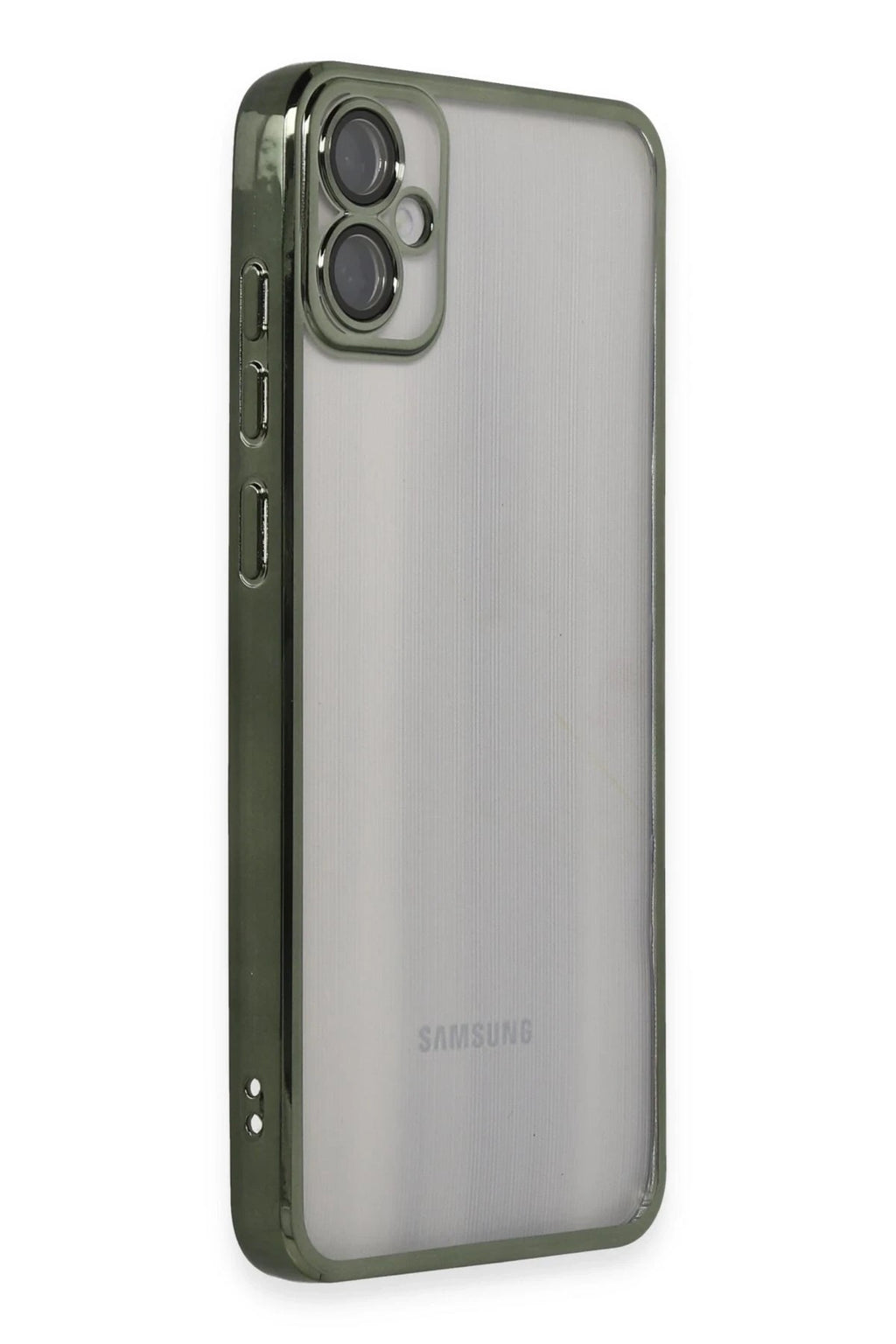 Mey İthalat® Samsung Galaxy A05 Kılıf Lensli Silikon - Yeşil