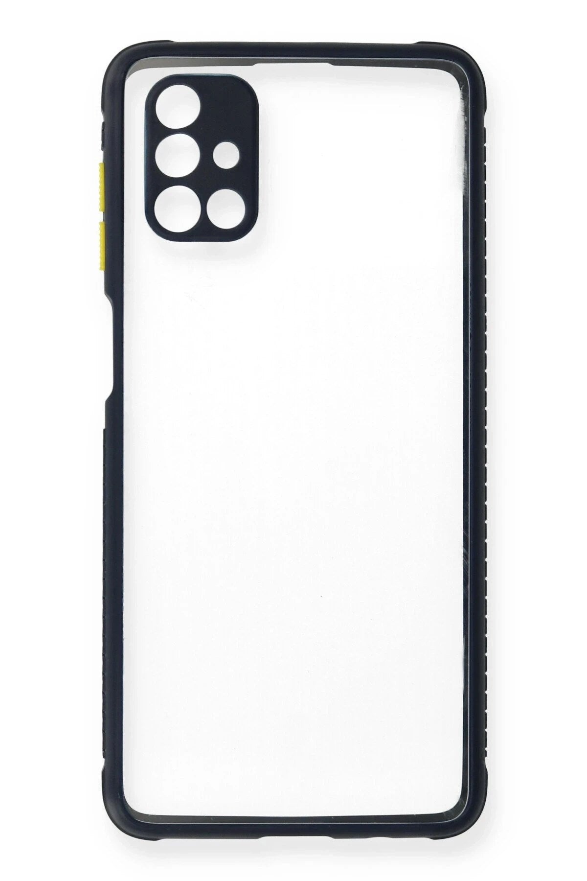 Mey İthalat® Samsung Galaxy M51 Kılıf Miami Şeffaf Silikon - Lacivert