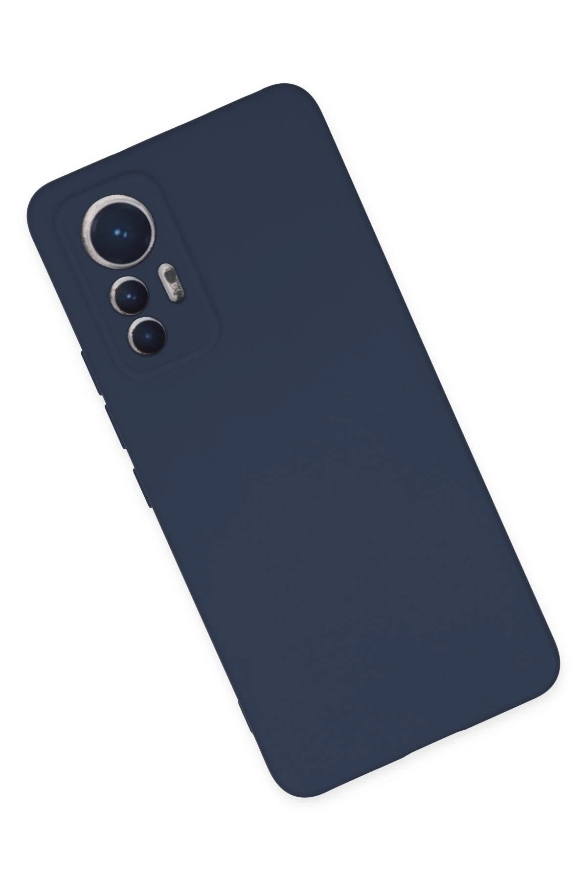 Mey İthalat® Mi 12 Lite Kılıf Nano içi Kadife Silikon - Lacivert