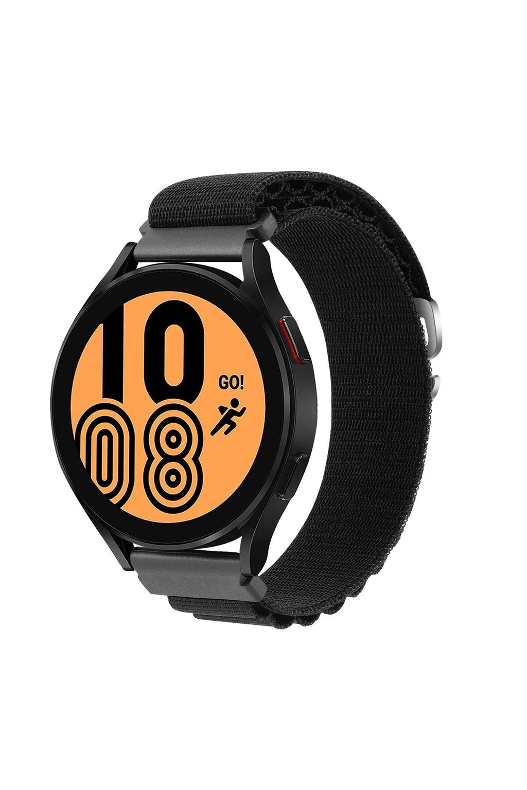 Mey İthalat® Watch 20mm KR410 Kumaş Kordon - Siyah
