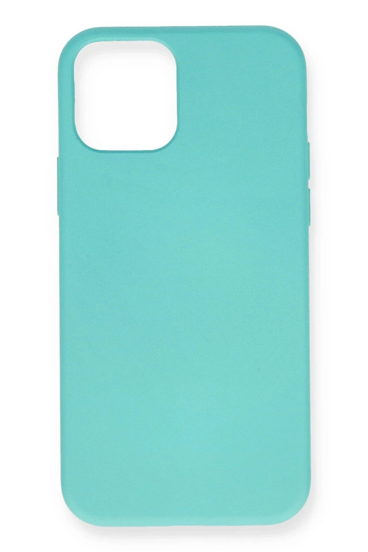 Mey İthalat® iPhone 12 Mini Kılıf Nano içi Kadife Silikon - Turkuaz