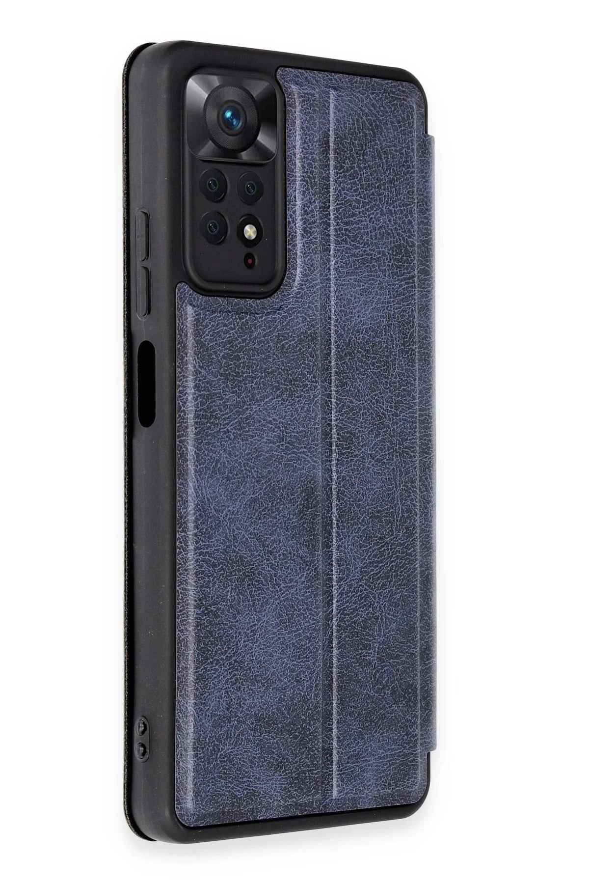 Mey İthalat® Redmi Note 12 Pro 4G Kılıf Flip Cover - Lacivert