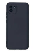Mey İthalat® Samsung Galaxy A03 Kılıf Nano içi Kadife Silikon - Lacivert