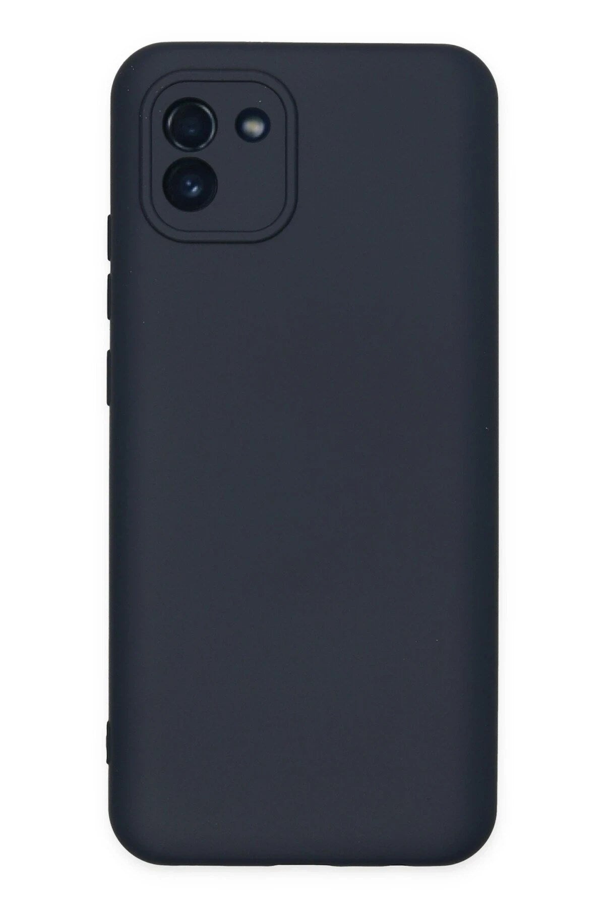 Mey İthalat® Samsung Galaxy A03 Kılıf Nano içi Kadife Silikon - Lacivert