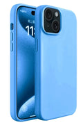 Mey İthalat® iPhone 15 Kılıf First Silikon - Mavi