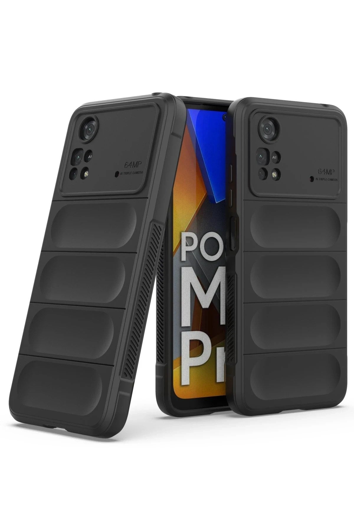 Mey İthalat® Poco M4 Pro 4G Kılıf Optimum Silikon - Siyah