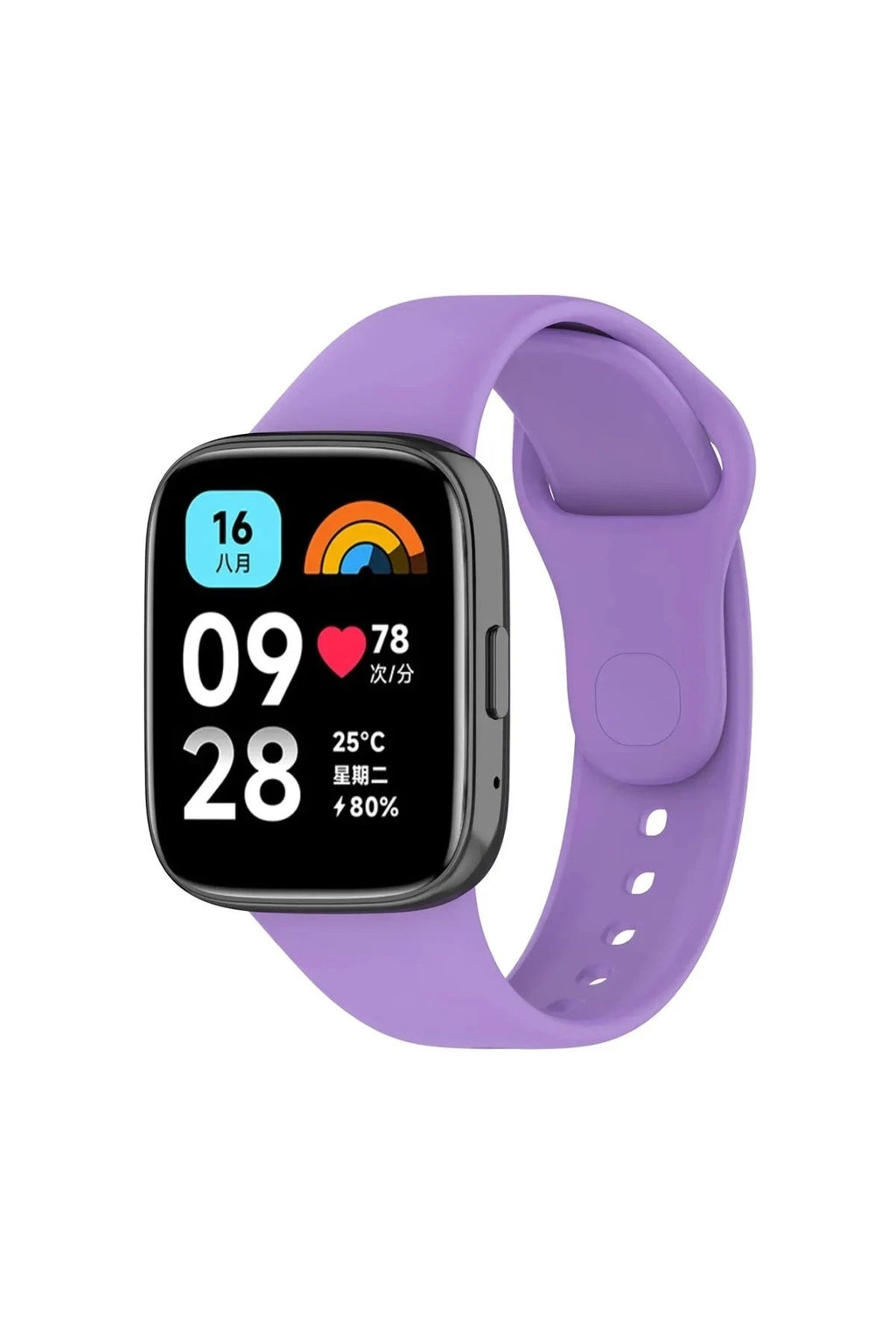 Mey İthalat® Redmi Watch 3 Active Klasik Kordon - Lila