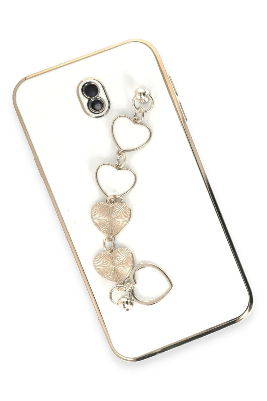 Mey İthalat® Samsung Galaxy J7 Pro / J730 Kılıf Esila Silikon - Beyaz
