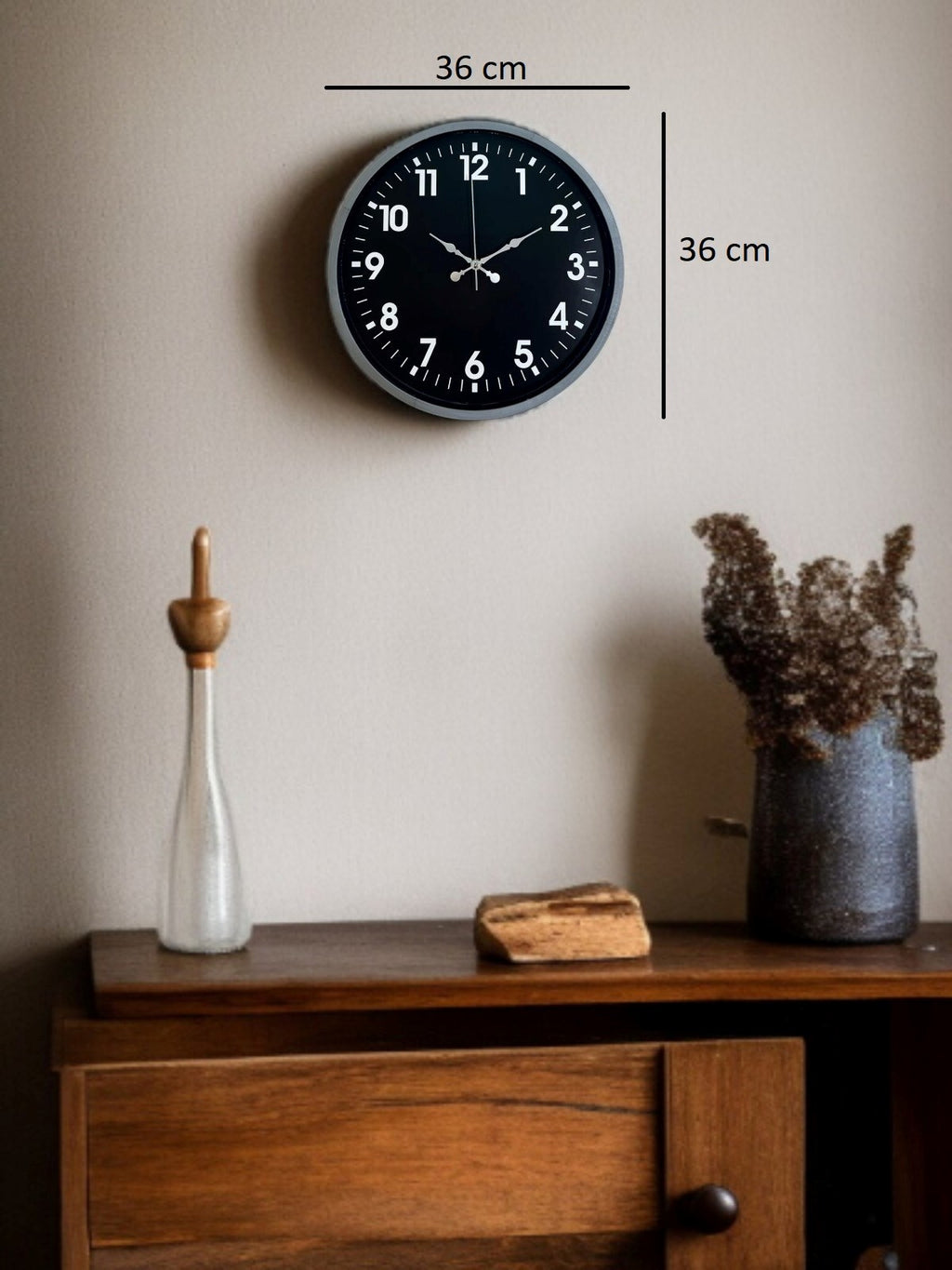 36 Cm Asil Dekoratif Duvar Saati