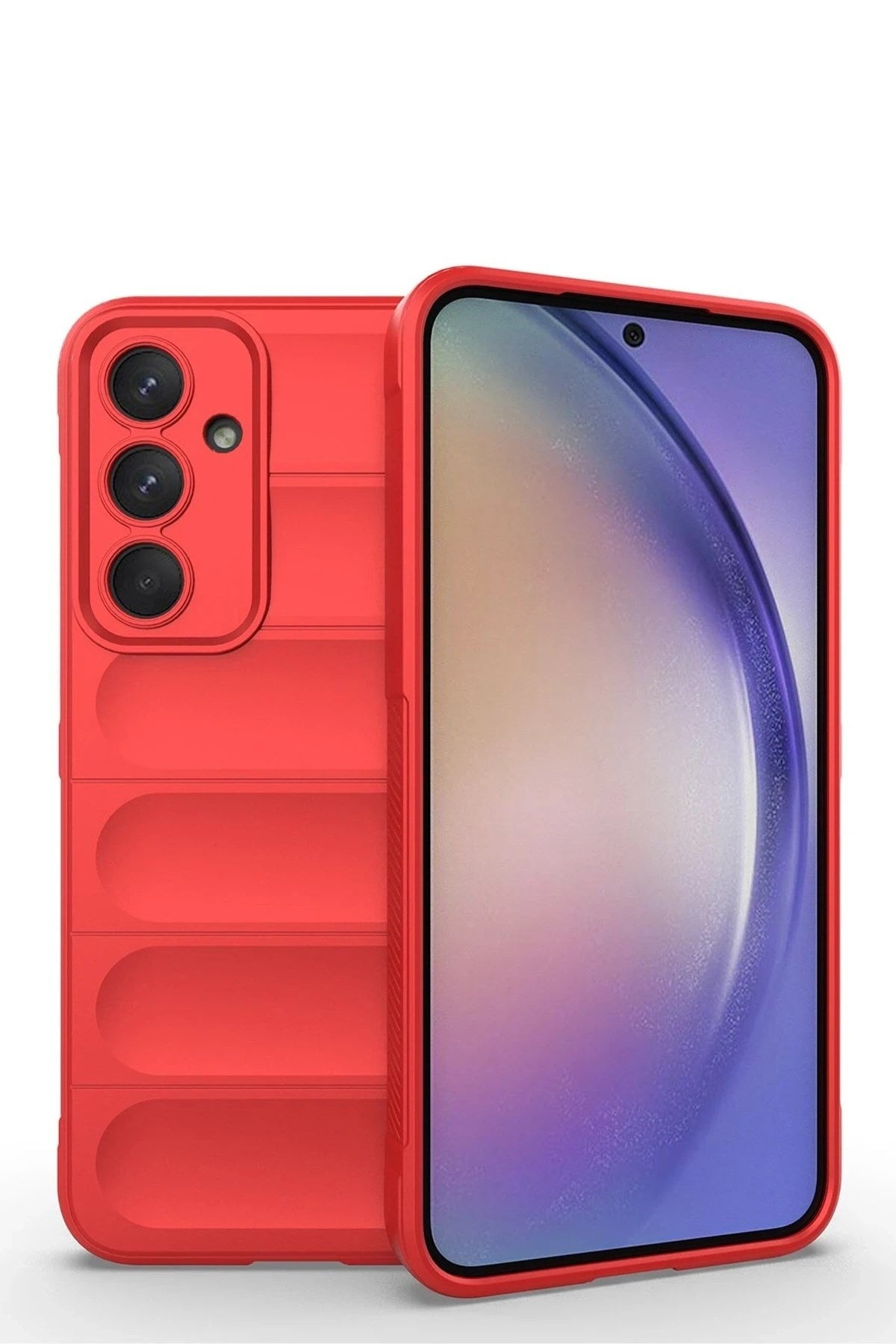 Mey İthalat® Samsung Galaxy M14 5G Kılıf Optimum Silikon - Kırmızı