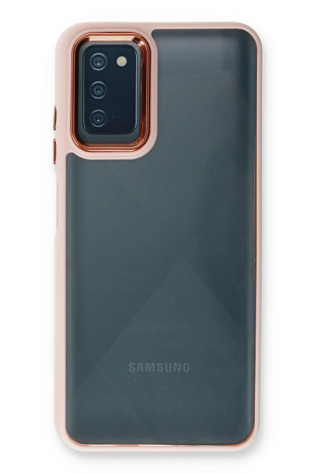 Mey İthalat® Samsung Galaxy A03S Kılıf Dora Kapak - Pudra