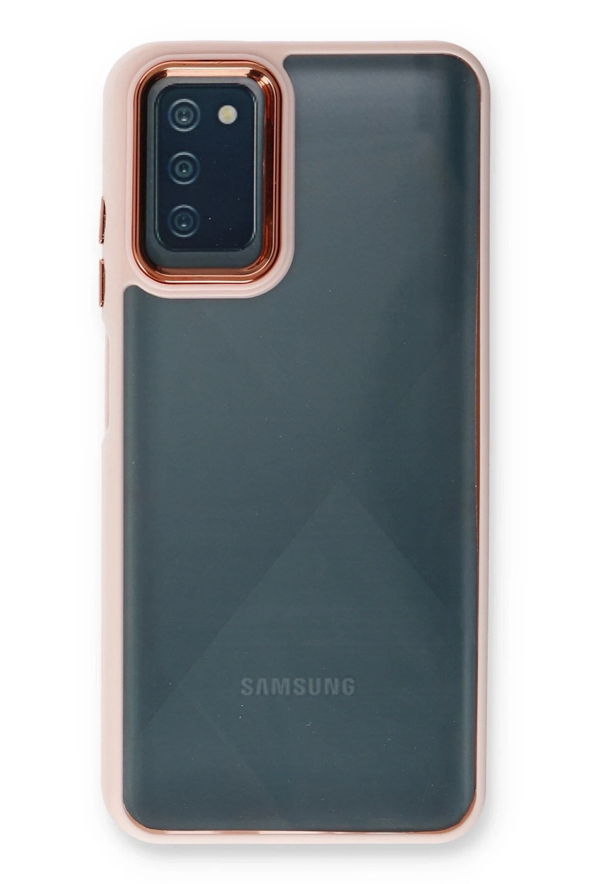 Mey İthalat® Samsung Galaxy A03S Kılıf Dora Kapak - Pudra