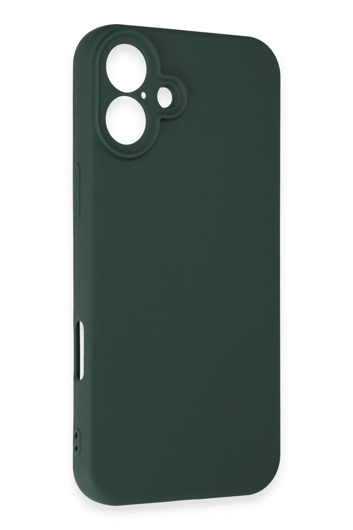 Mey İthalat® iPhone 16 Plus Kılıf First Silikon - Koyu Yeşil
