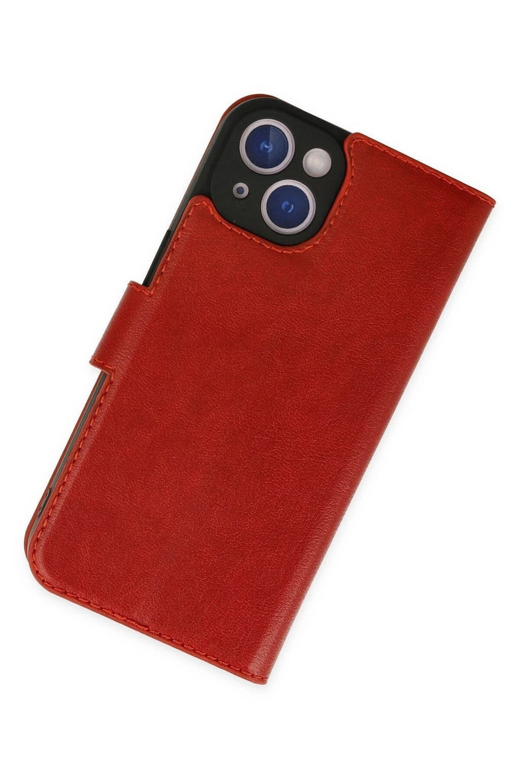 Mey İthalat® iPhone 14 Plus Kılıf Trend S Plus Kapaklı Kılıf - Kırmızı