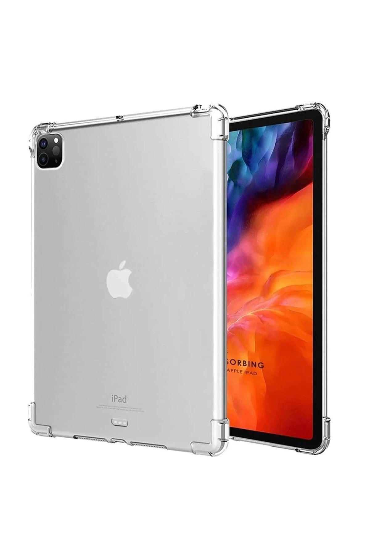 Mey İthalat® iPad Pro 11 (2018) Kılıf Anti Shock Tablet Silikon - Şeffaf