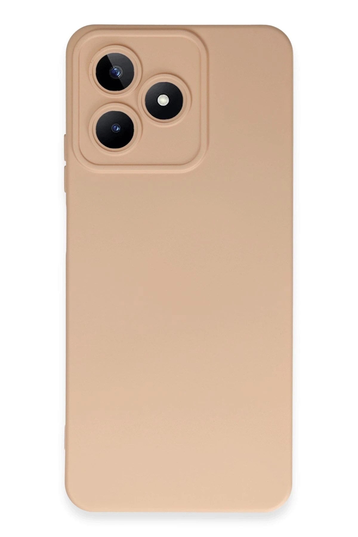 Mey İthalat® Realme C53 Kılıf Nano içi Kadife Silikon - Pudra