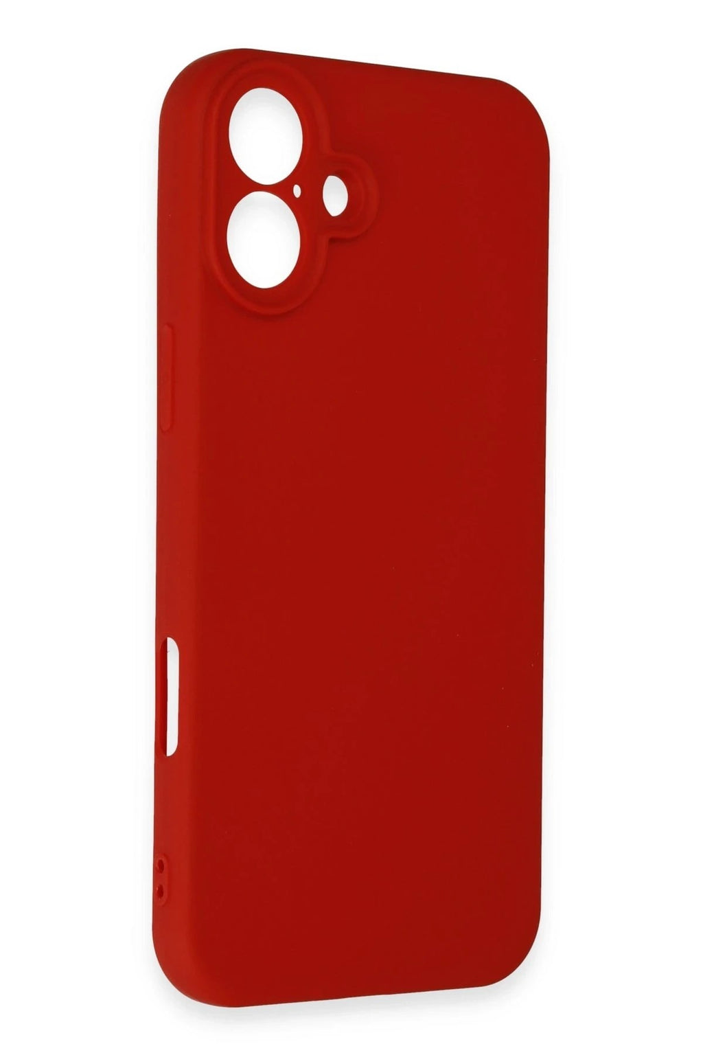 Mey İthalat® iPhone 16 Kılıf First Silikon - Kırmızı