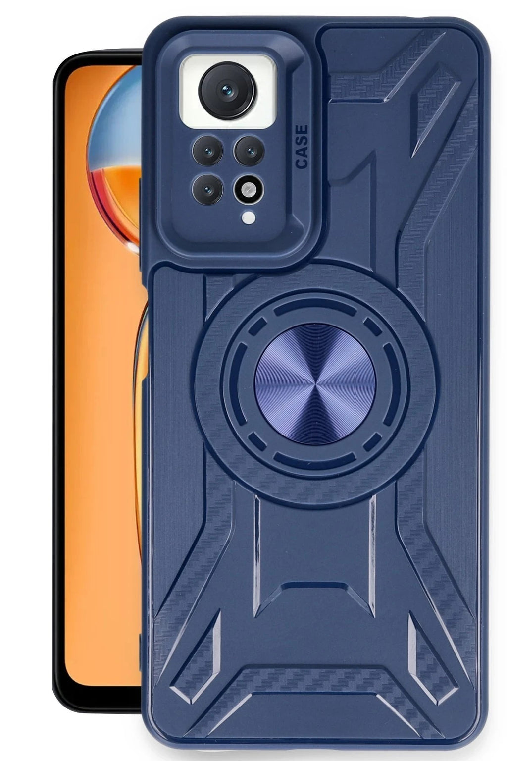 Mey İthalat® Redmi Note 12 Pro 4G Kılıf Lincoln Silikon - Lacivert