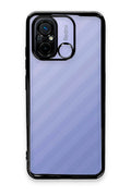 Mey İthalat® Redmi 12C Kılıf Lensli Silikon - Siyah