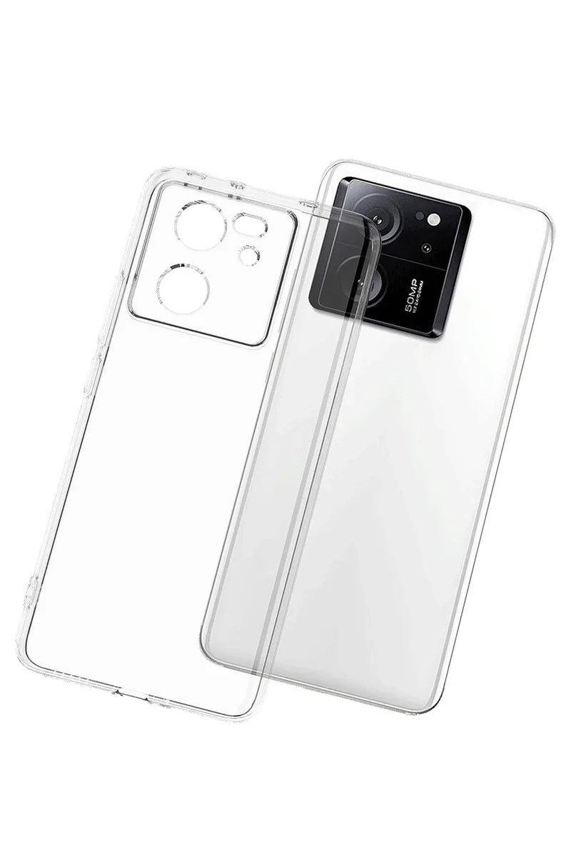 Mey İthalat® Mi 13T Pro Kılıf Lüx Şeffaf Silikon