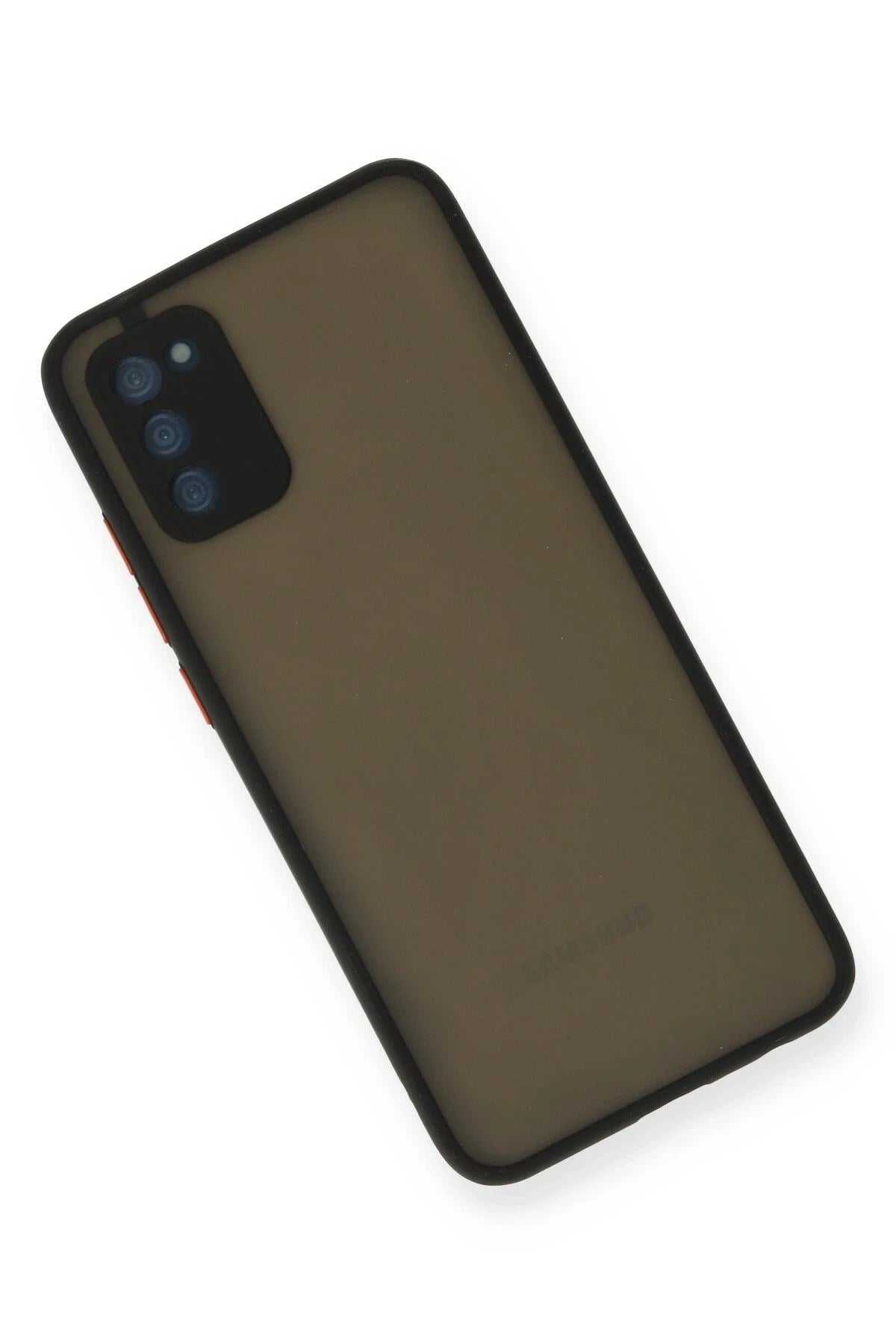 Mey İthalat® Samsung Galaxy A03S Kılıf Montreal Silikon Kapak - Siyah