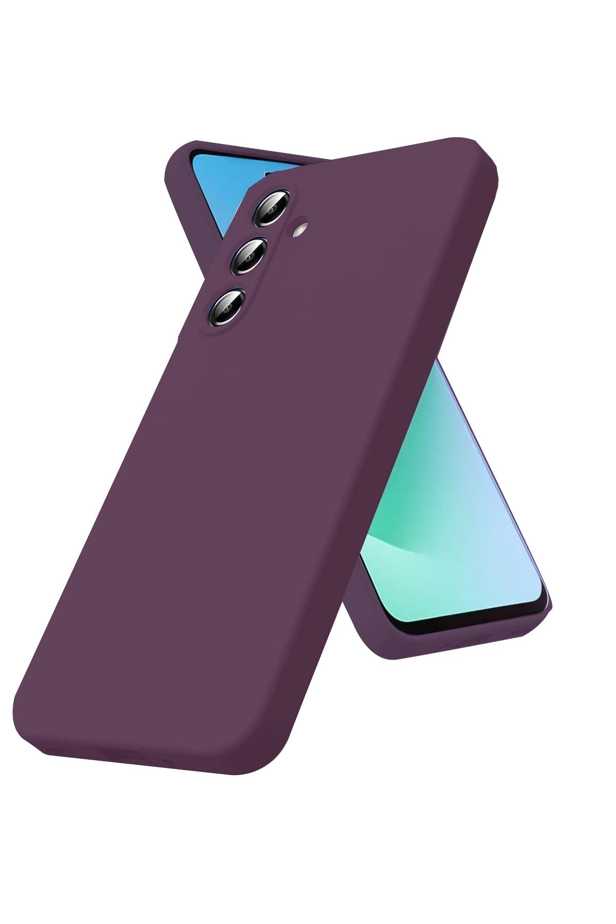 Mey İthalat® Samsung Galaxy A17 5G First Silikon - Mürdüm
