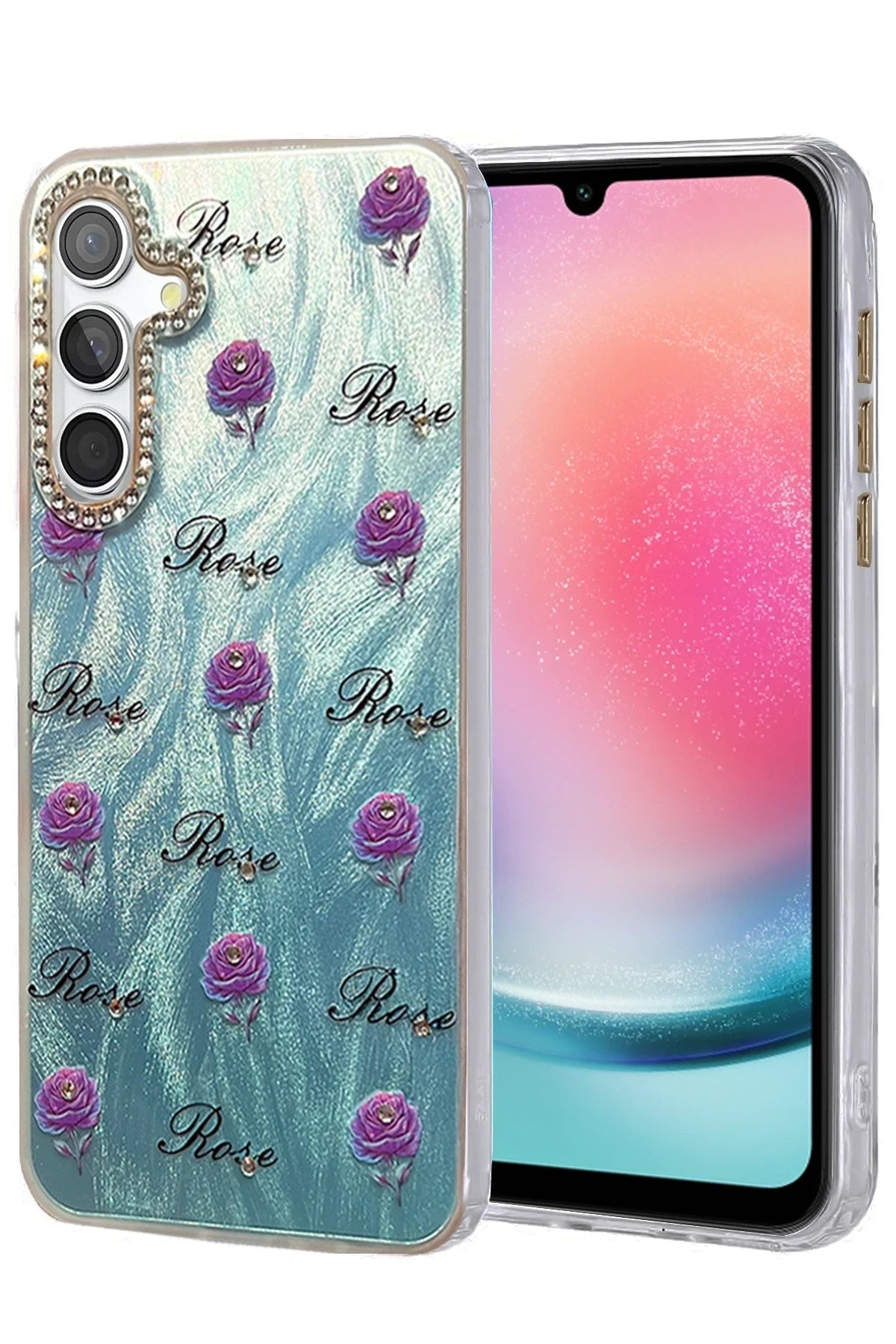 Mey İthalat® Samsung Galaxy A24 4G Kılıf Blade Aynalı Desenli Kapak - Desen 9