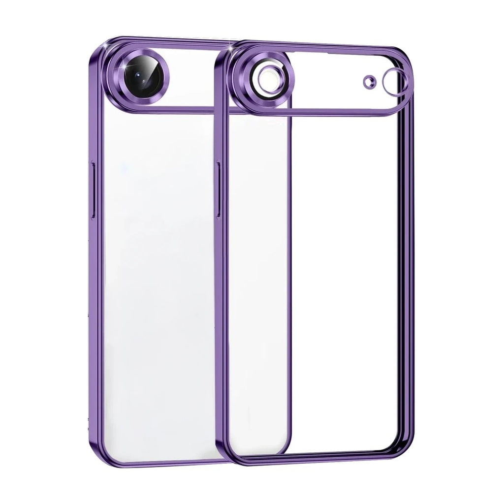 Mey İthalat® iPhone 17 Air Lensli Silikon - Mor