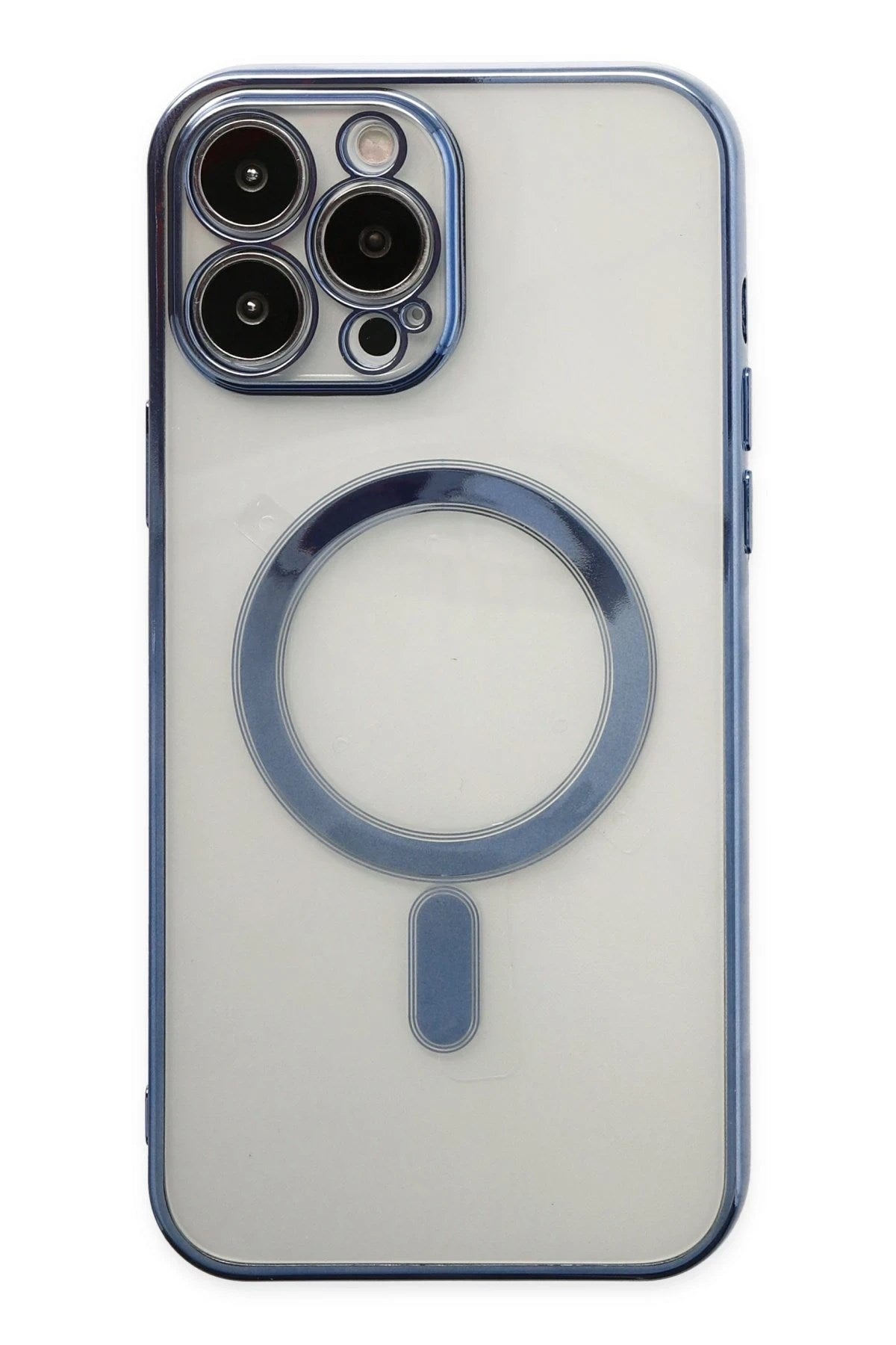 Mey İthalat® iPhone 14 Pro Kılıf Magneticsafe Lazer Silikon - Sierra Blue