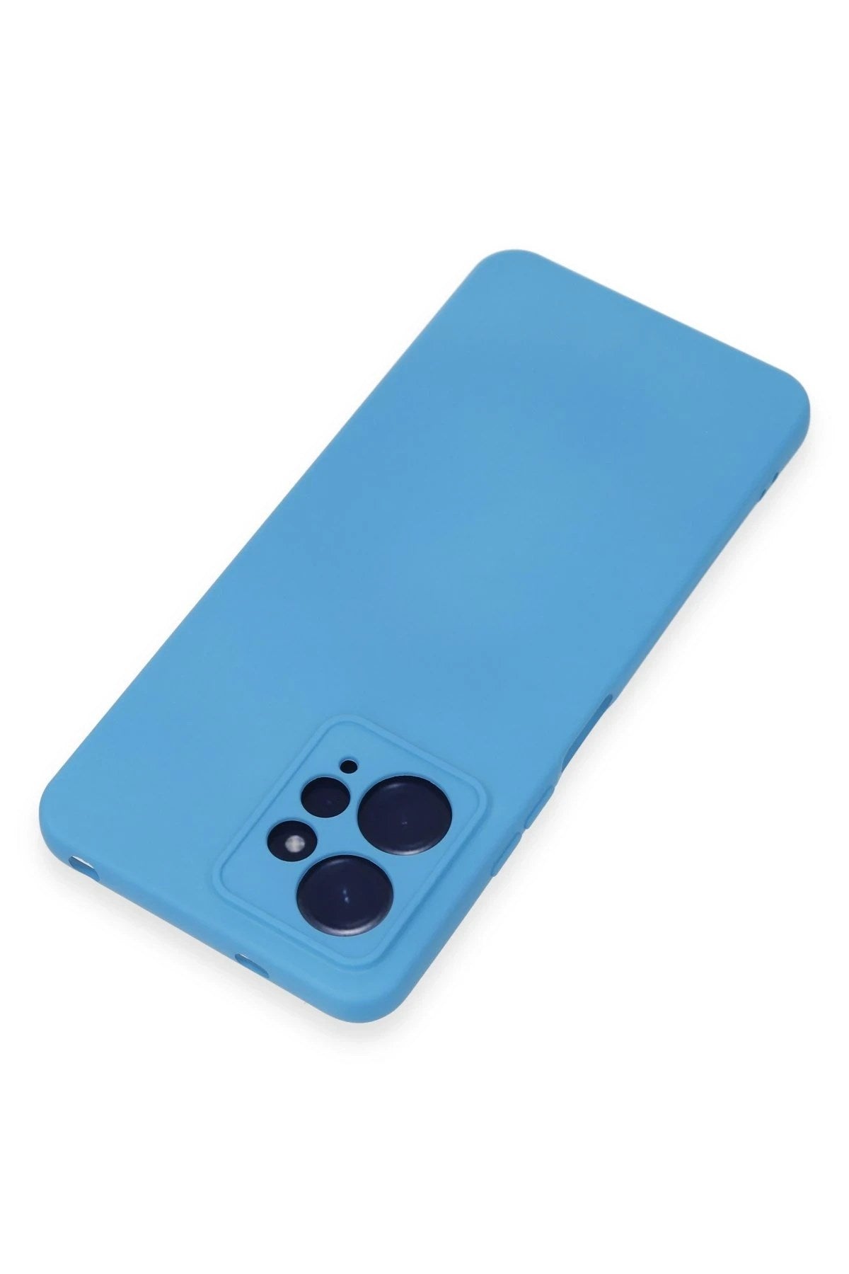 Mey İthalat® Redmi Note 12 4G Kılıf Nano içi Kadife Silikon - Mavi