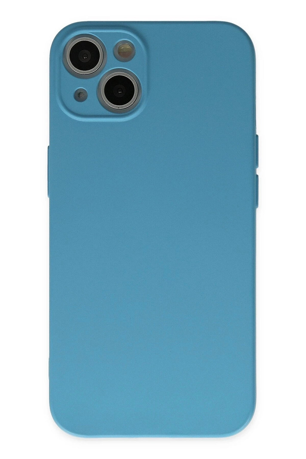 Mey İthalat® iPhone 13 Mini Kılıf Nano içi Kadife Silikon - Mavi