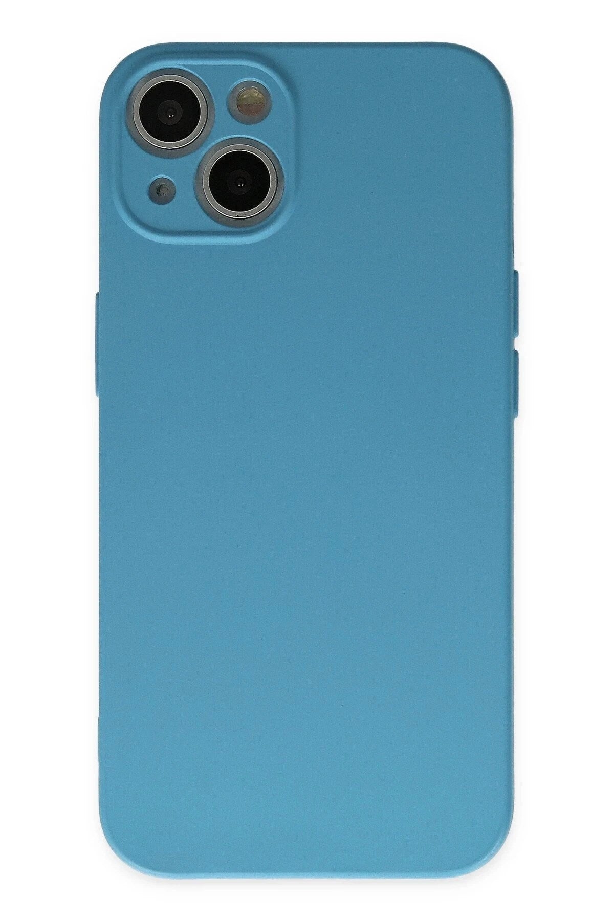 Mey İthalat® iPhone 13 Mini Kılıf Nano içi Kadife Silikon - Mavi
