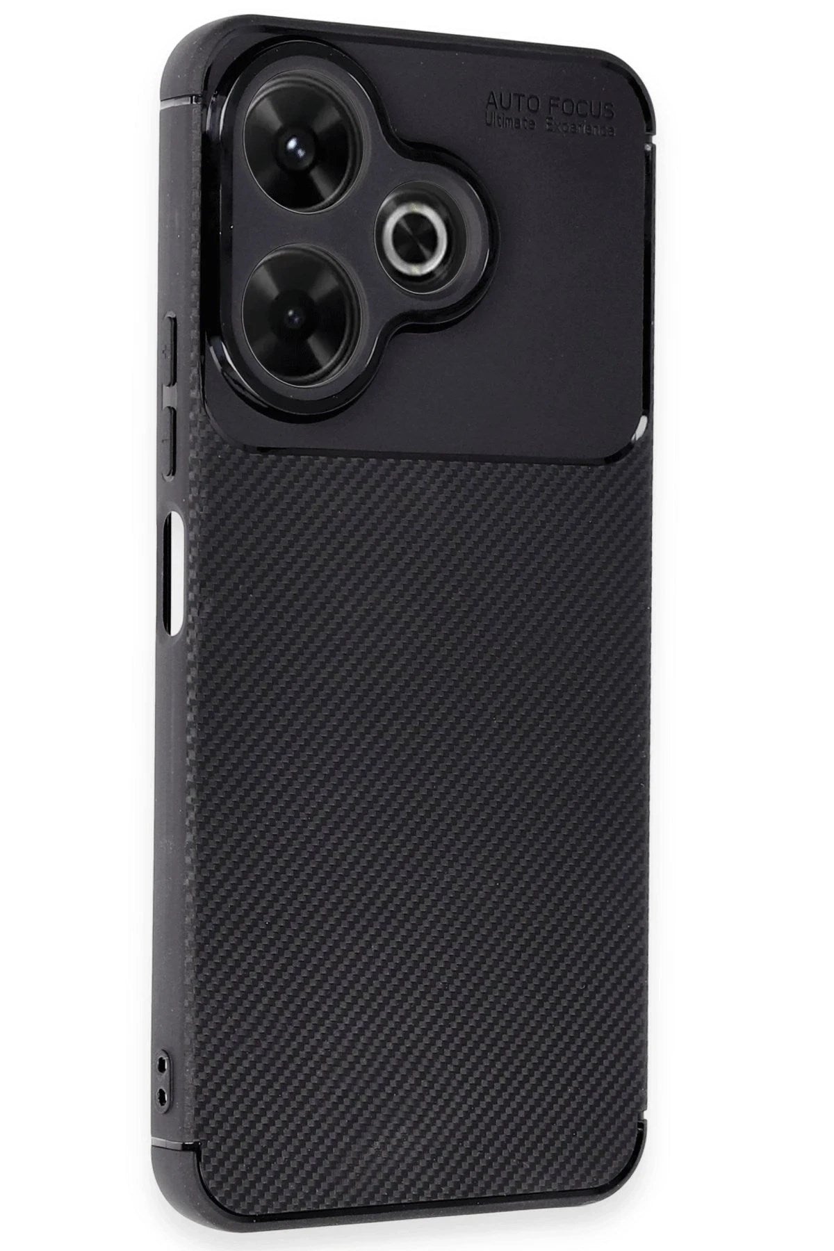 Mey İthalat® Redmi 13 4G Kılıf Auto Focus Karbon Kapak - Siyah