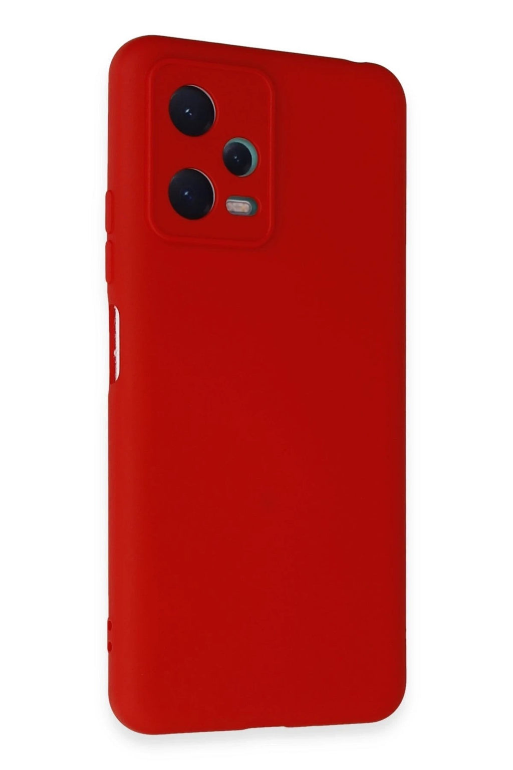 Mey İthalat® Redmi Note 12 5G Kılıf Nano içi Kadife Silikon - Kırmızı