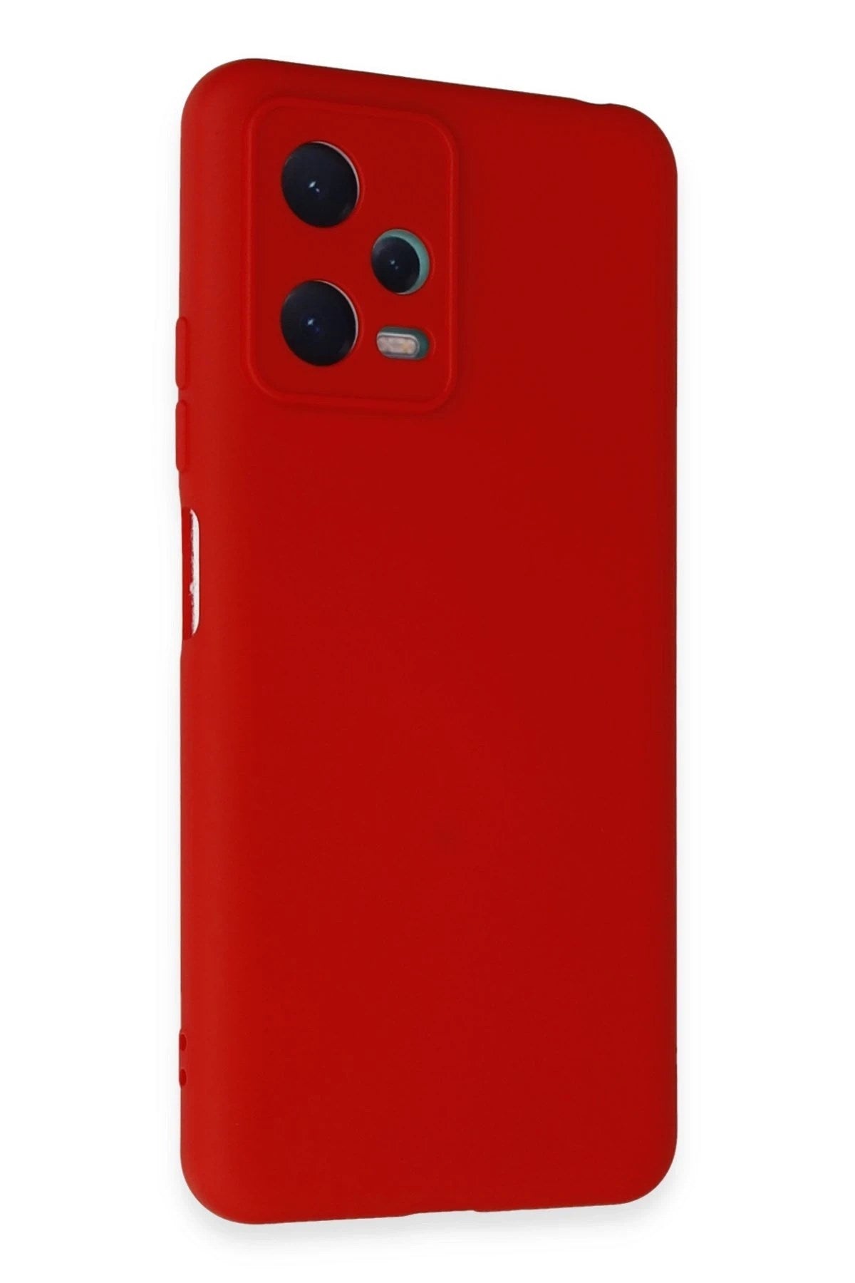 Mey İthalat® Redmi Note 12 5G Kılıf Nano içi Kadife Silikon - Kırmızı