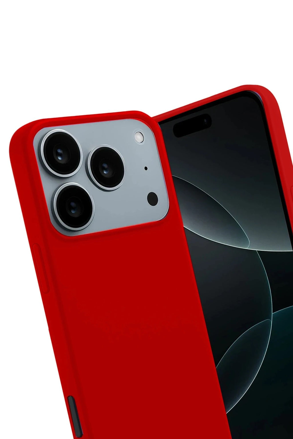 Mey İthalat® iPhone 17 Pro First Silikon - Kırmızı