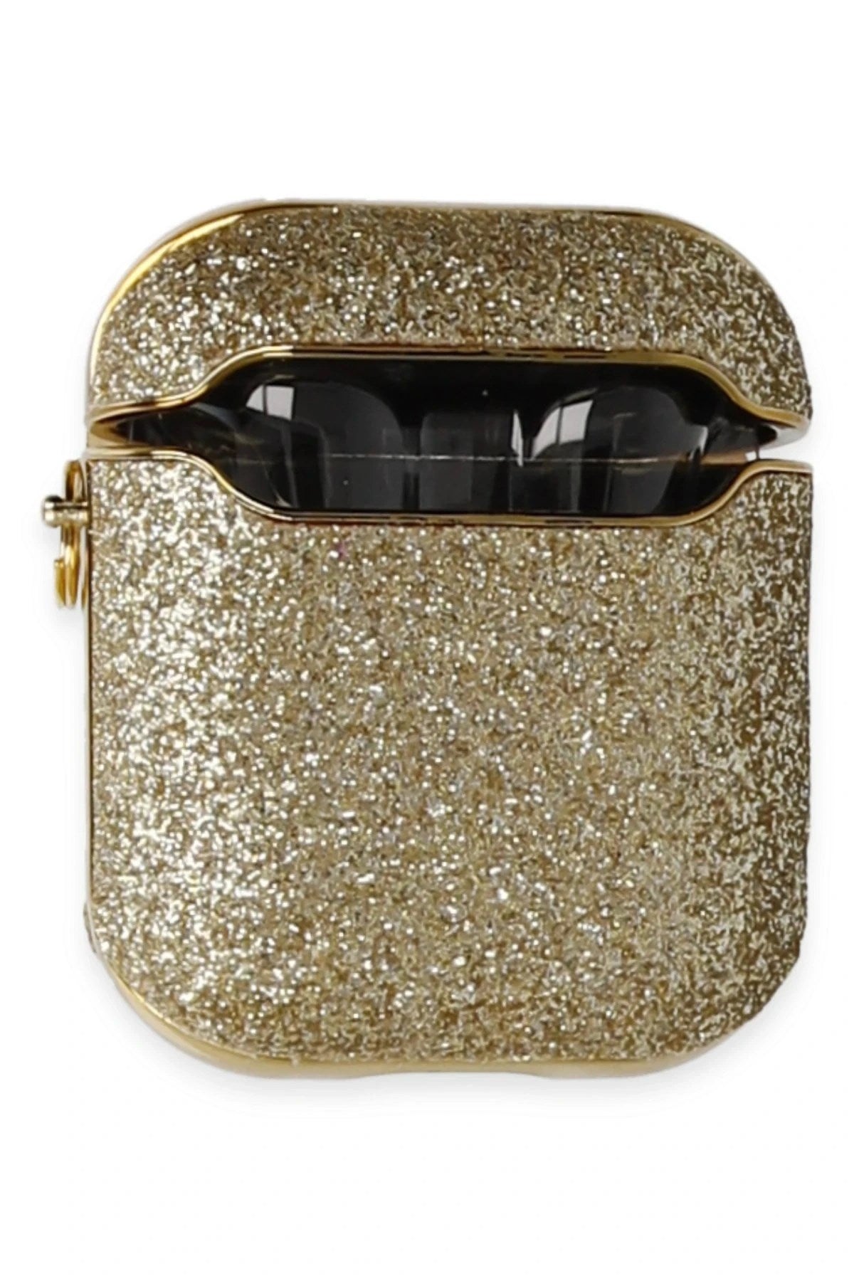 Mey İthalat® Airpods 2 (2.nesil) Spell Simli Kılıf - Gold