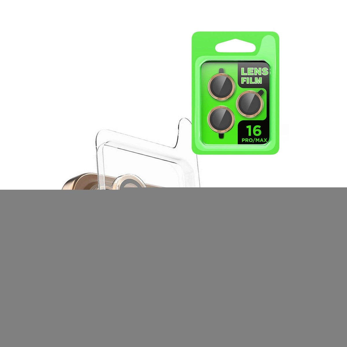 Mey İthalat® iPhone 16 Pro Raze Metal Kamera Lens - Desert