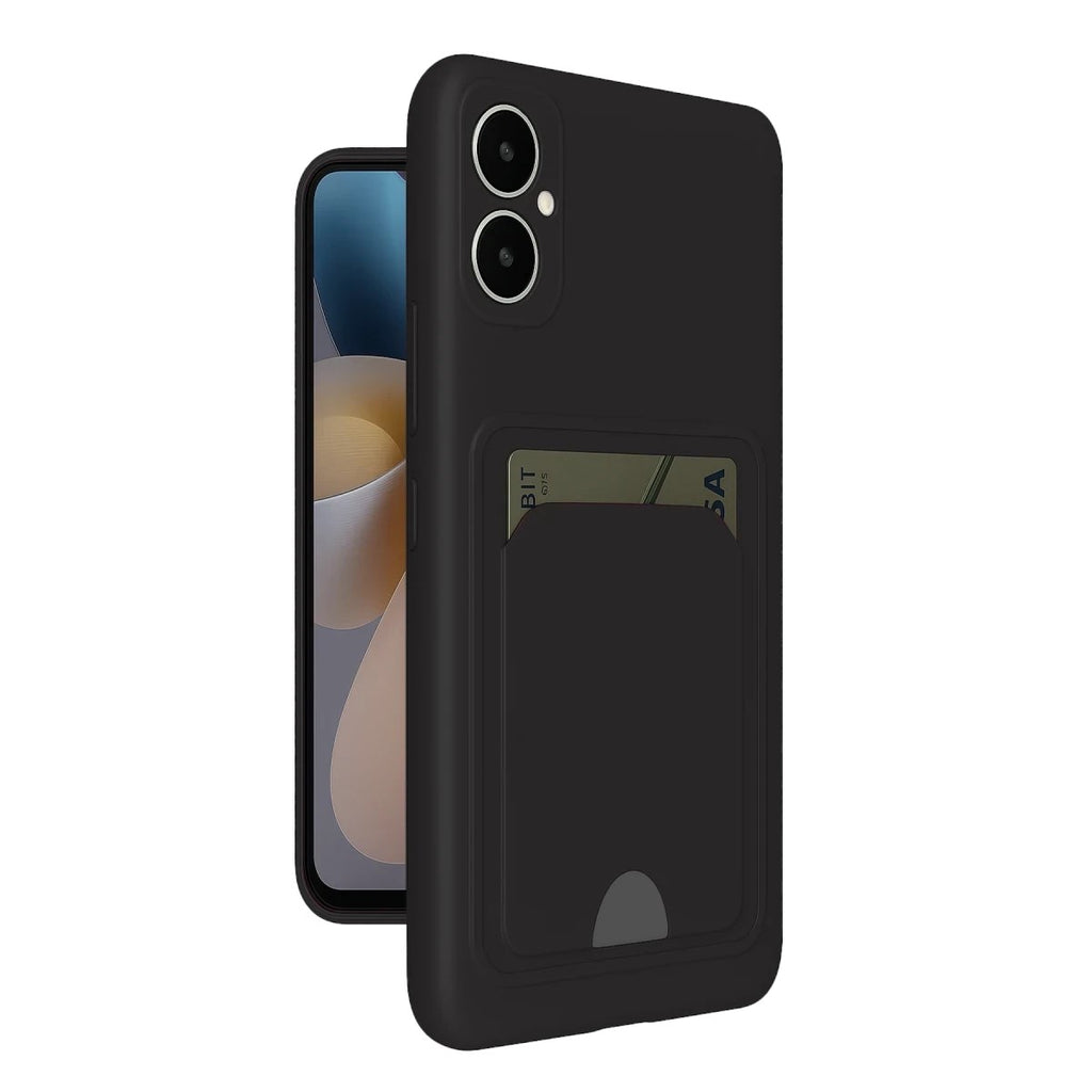 Mey İthalat® Samsung Galaxy A05 Kelvin Kartvizitli Silikon - Siyah