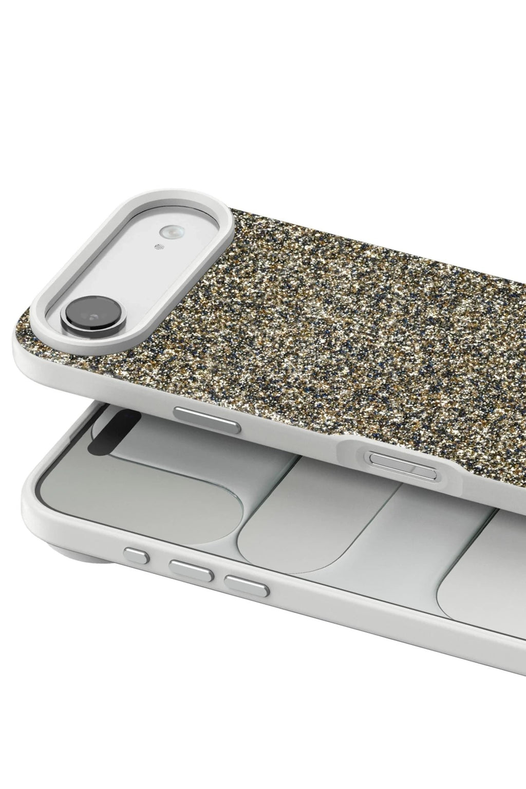 Mey İthalat® iPhone 17 Air Bright Simli Kapak - Çöl Titanyum