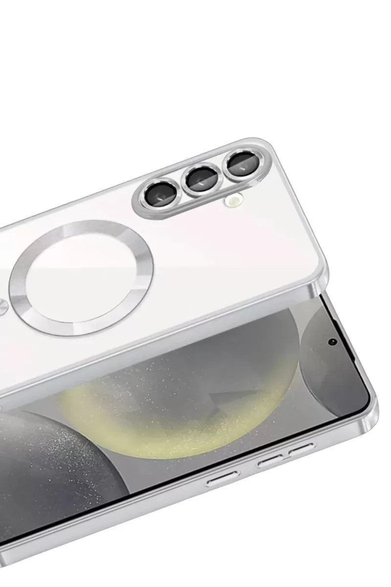 Mey İthalat® Samsung Galaxy A57 5G Kross Magneticsafe Kapak - Gümüş