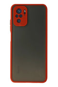 Mey İthalat® Redmi Note 10 Kılıf Montreal Silikon Kapak - Kırmızı