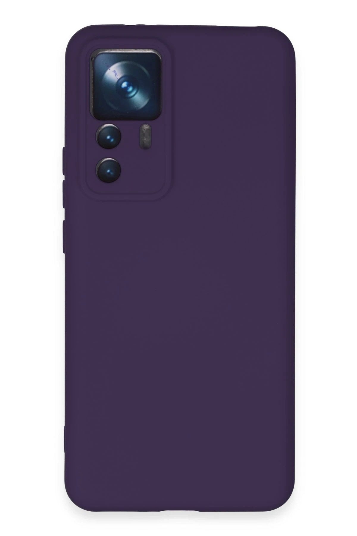 Mey İthalat® Mi 12T Pro Kılıf Nano içi Kadife Silikon - Mor