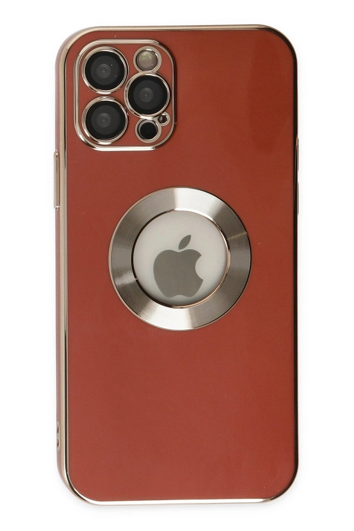Mey İthalat® iPhone 12 Pro Max Kılıf Store Silikon - Kırmızı